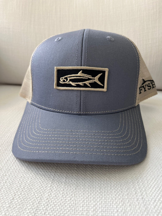 PRO STYLE TRUCKER - Steel Blue/Tan 210 Trucker