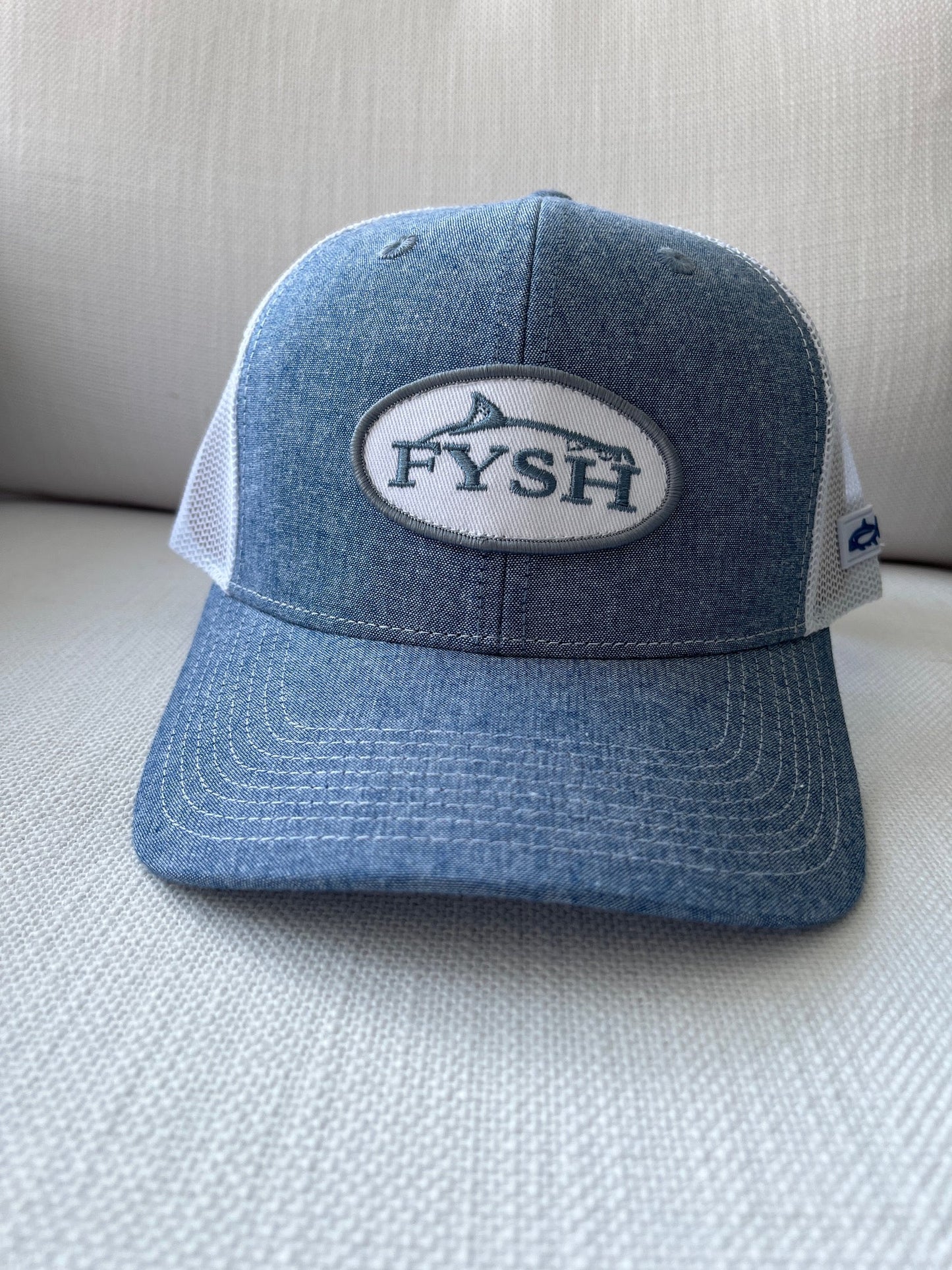 PRO STYLE TRUCKER - Blue Chambray/White 210 Trucker
